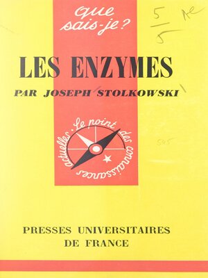 cover image of Les enzymes